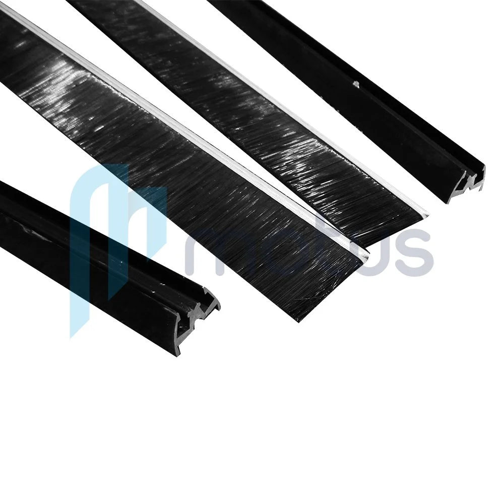 Aluminum double brush guard holder & brush curve