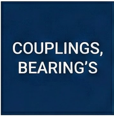 Couplings, Bearing's and fixing's